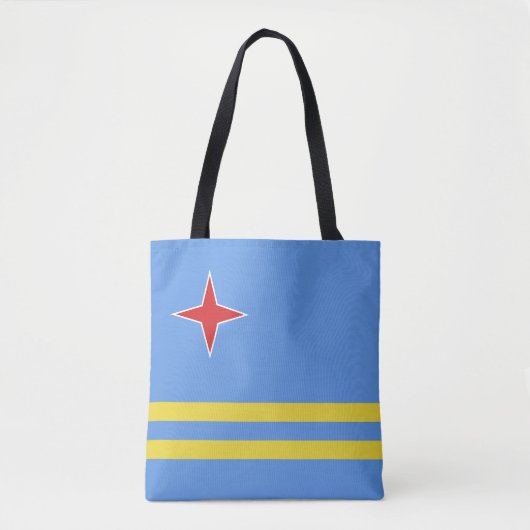 Tote Bag Drapeau d'Aruba (Devant)