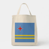 Tote Bag Drapeau d'Aruba (Dos)