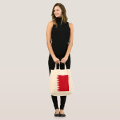Tote Bag Drapeau de Bahreïn (Devant (modèle))