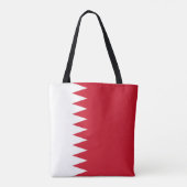 Tote Bag Drapeau de Bahreïn (Dos)