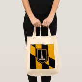 Tote Bag Drapeau de Baltimore, Maryland (Devant (produit))
