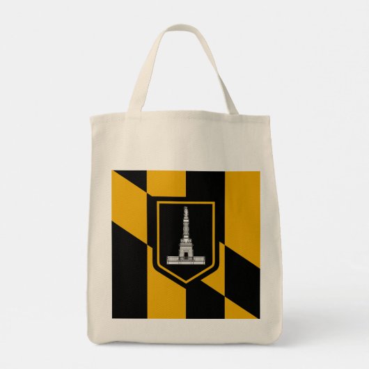 Tote Bag Drapeau de Baltimore, Maryland (Dos)