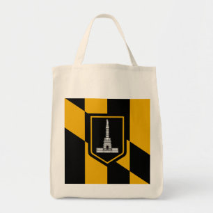 Tote Bag Drapeau de Baltimore, Maryland