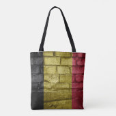 Tote Bag Drapeau de Belgique (Dos)