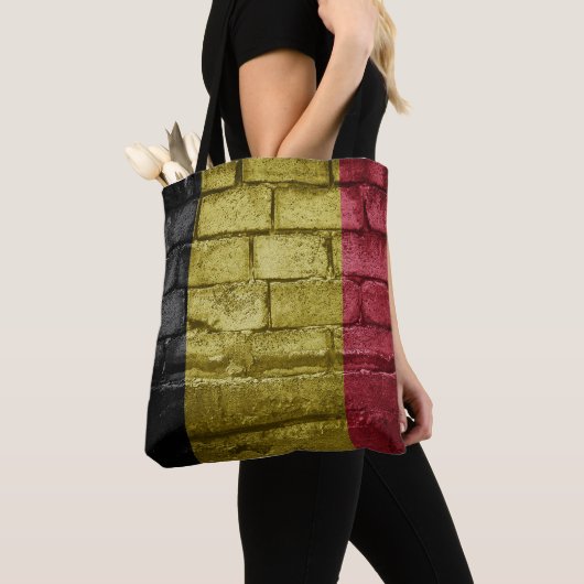 Tote Bag Drapeau de Belgique (De près)