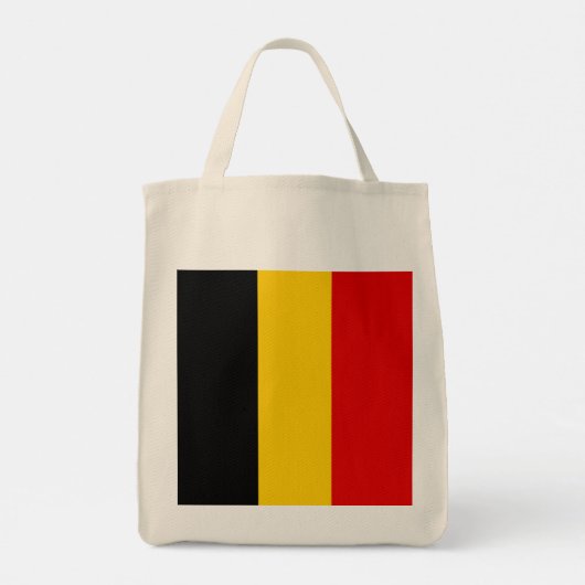 Tote Bag Drapeau de Belgique (Dos)
