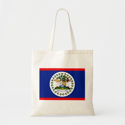 Tote Bag Drapeau de Belize (Devant)