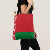 Tote Bag Drapeau de Biélorussie (De près)