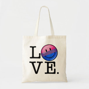 Tote Bag Drapeau de bisexualité à l'intérieur de l'amour