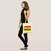 Tote Bag Drapeau de Bolivie (Devant (modèle))