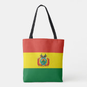 Tote Bag Drapeau de Bolivie patriotique (Dos)