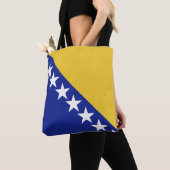 Tote Bag Drapeau de Bosnie-Herzégovine (De près)