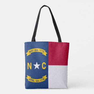 Tote Bag Drapeau de Caroline du Nord
