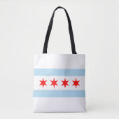 Tote Bag Drapeau de Chicago (Devant)