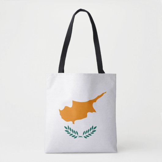 Tote Bag Drapeau de Chypre cool (Devant)