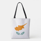 Tote Bag Drapeau de Chypre cool (Dos)