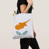 Tote Bag Drapeau de Chypre cool (De près)