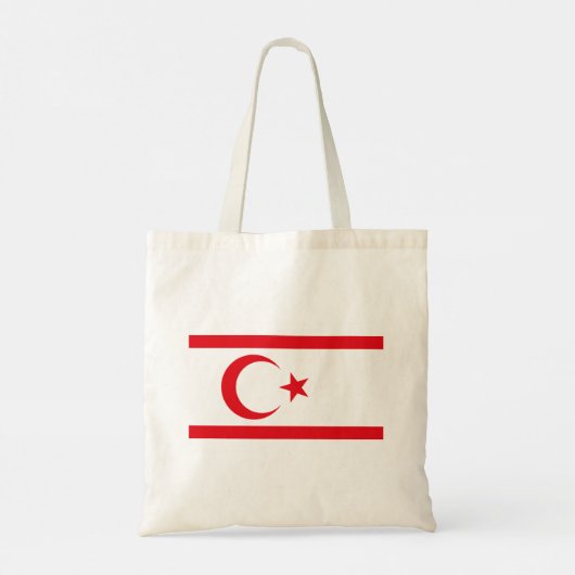 Tote Bag Drapeau de Chypre du Nord (Dos)