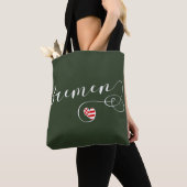 Tote Bag Drapeau de coeur de Brême, Allemagne (De près)