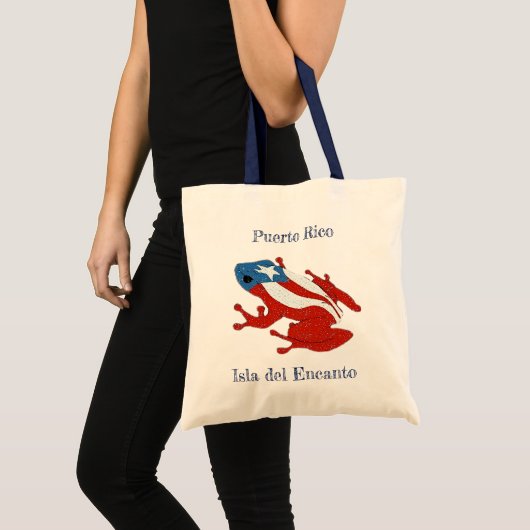 Tote Bag Drapeau de Coqui de Porto Rico (Devant (produit))