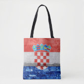 Tote Bag Drapeau de Croatie (Devant)