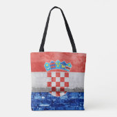 Tote Bag Drapeau de Croatie (Dos)