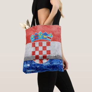 Tote Bag Drapeau de Croatie