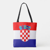 Tote Bag Drapeau de Croatie (Dos)