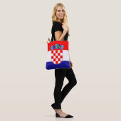 Tote Bag Drapeau de Croatie (Sur le modèle)