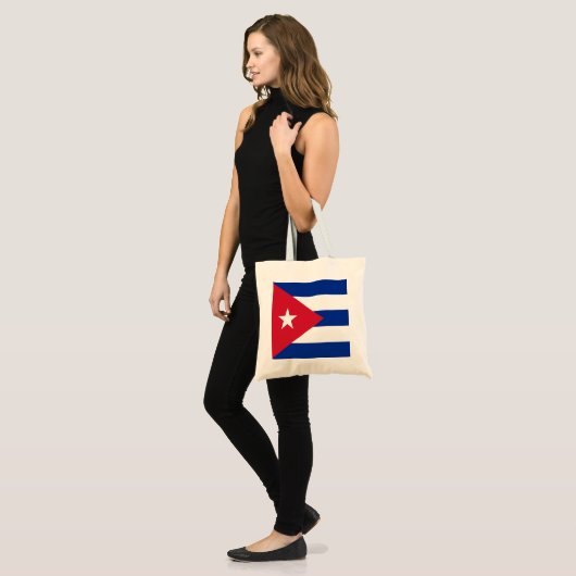 Tote Bag Drapeau de Cuba (Devant (modèle))