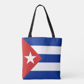 Tote Bag Drapeau de Cuba (Dos)