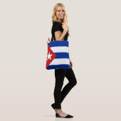 Tote Bag Drapeau de Cuba (Sur le modèle)
