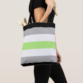 Tote Bag Drapeau de fierté agender (De près)