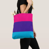 Tote Bag Drapeau de fierté androgyne (De près)