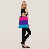 Tote Bag Drapeau de fierté androgyne (Sur le modèle)