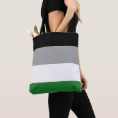 Tote Bag Drapeau de fierté androphile (De près)