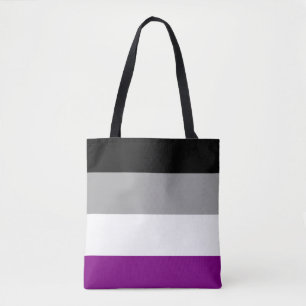 Tote Bag Drapeau de fierté asexué