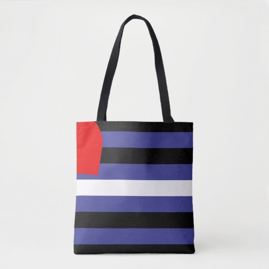 Tote Bag Drapeau de fierté cuir (Devant)