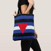 Tote Bag Drapeau de fierté cuir queer (De près)