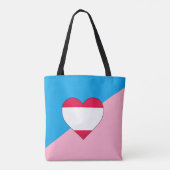 Tote Bag Drapeau de fierté de jeu d'âge (Dos)