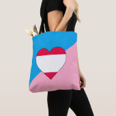Tote Bag Drapeau de fierté de jeu d'âge (De près)