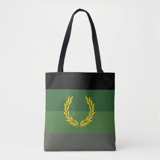 Tote Bag Drapeau de fierté de l'uniforme militaire (Devant)
