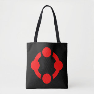 Tote Bag Drapeau de fierté de niche (noir)