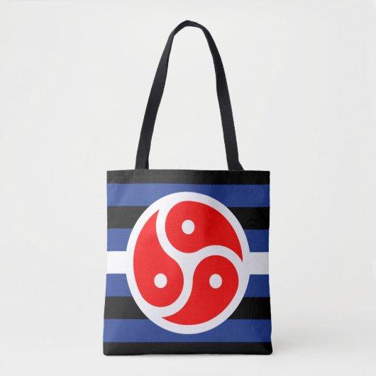 Tote Bag Drapeau de fierté de pratique en cuir (Devant)
