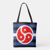 Tote Bag Drapeau de fierté de pratique en cuir (Dos)