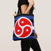Tote Bag Drapeau de fierté de pratique en cuir (De près)