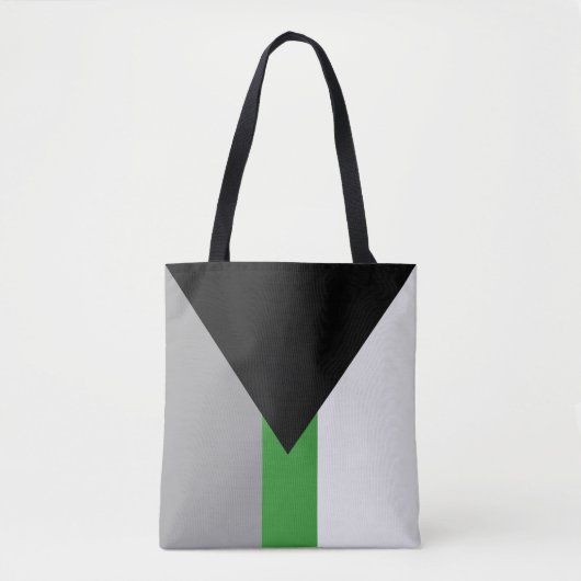 Tote Bag Drapeau de fierté demiromantique (Devant)
