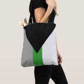 Tote Bag Drapeau de fierté demiromantique (De près)