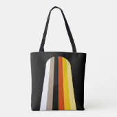 Tote Bag Drapeau de fierté des cheveux longs (Dos)