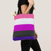 Tote Bag Drapeau de fierté genderfluid (De près)